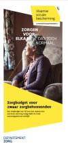 Vlaamse Sociale Bescherming. Zorgbudget Voor Ouderen Met Een Zorgnood ...